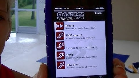 Gymboss Timer App for your Smart Phone Video