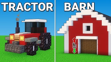 15+ FARM Build Hacks In Minecraft!