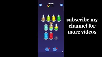 Nut Sort-Color Puzzle Game Level 89 Walkthrough ✅