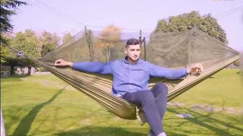 Ultralight Travel Hammock with Integrated Bug Net