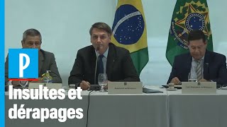 Le président Bolsonaro multiplie les dérapages dans une vidéo embarrassante