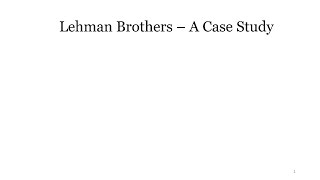 Collapse of Lehman Brothers