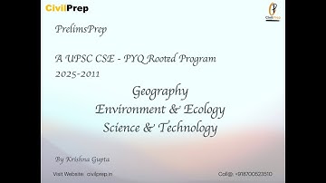 PrelimsPrep: A PYQ Rooted Prelims Program #upsc2026  #geography #prelims2026 #upscprelims