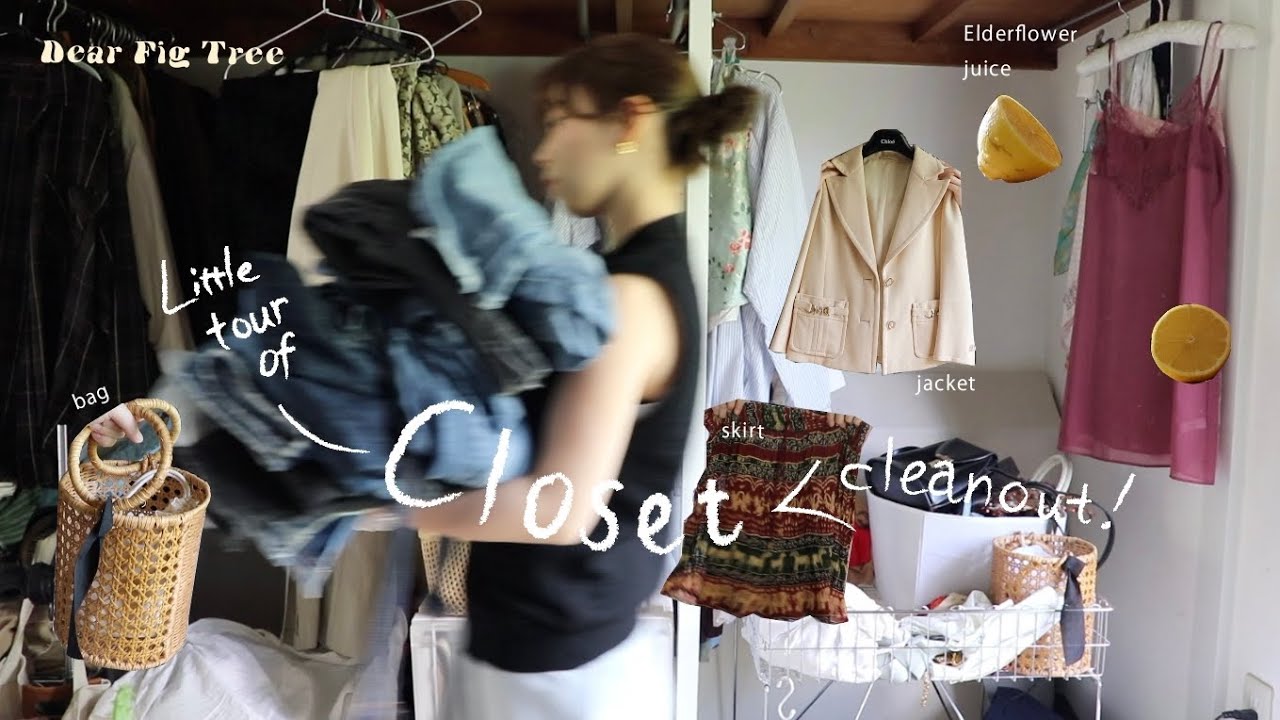 クローゼット片付け & プチツアー🍋（バッグ・シャツ・ジャケットetc...）