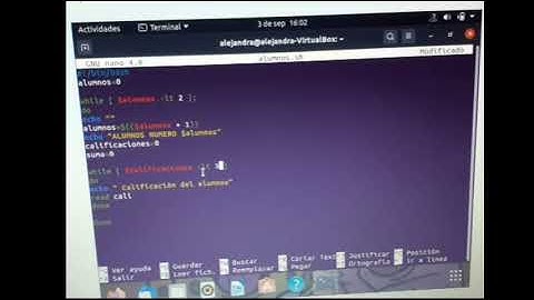 Ejemplo de Shell script uso de while do y if elif #parte1