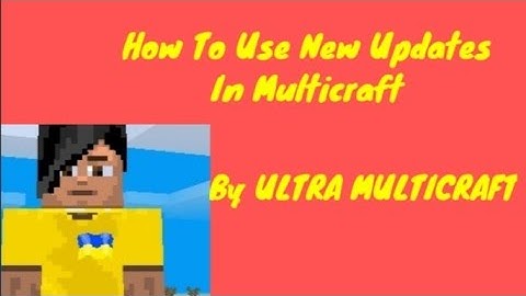 Multicraft How To Use New Updates #multicraft #multicrafters #crafters