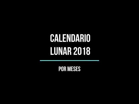 Video: Fases lunares en agosto de 2018