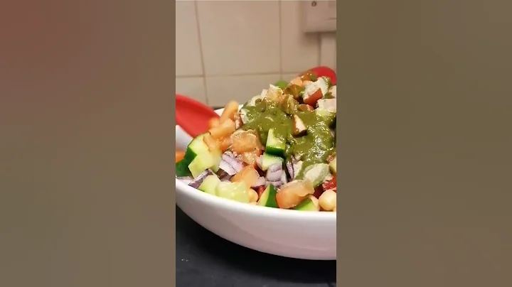 High protein Salad for weight lose  | Easy & Healthy Chick peas salad #shorts