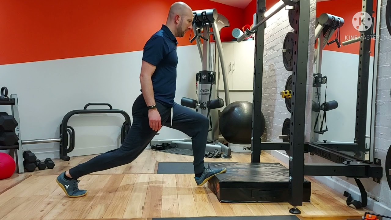 Split Stance Calf Raise - YouTube