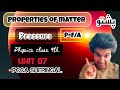 Class 9 - Physics - Chapter 7 - 7.2 Density, 7.3 Pressure - PCCA SGL