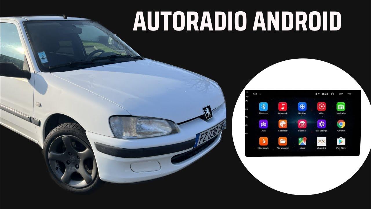 Installation autoradio android 9 sur peugeot 106 youtube