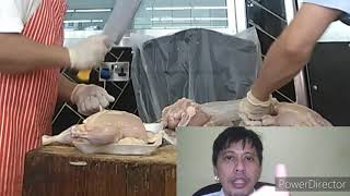 How To Cut Chicken, Butchery In Oman....