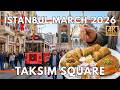 Istanbul Turkey 2026 4K Walking Tour | Taksim Square, City Center &amp; Famous Sweets Shop