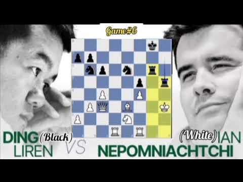 ♟️ Game 6  #NepoDing 💥 Ding Liren - Ian Nepomniachtchi 1-0