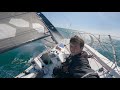 First ever solo sail on the figaro 3