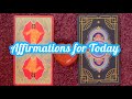 Affirmations for Today: Scripture card & Affirmation Quote