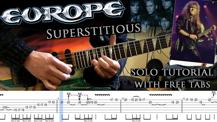 Superstitious Guitar version - Guitar performance video thumbnail