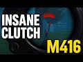 INSANE M416 Clutch – PUBG Mobile Gameplay (Full Spray Control) 🔥