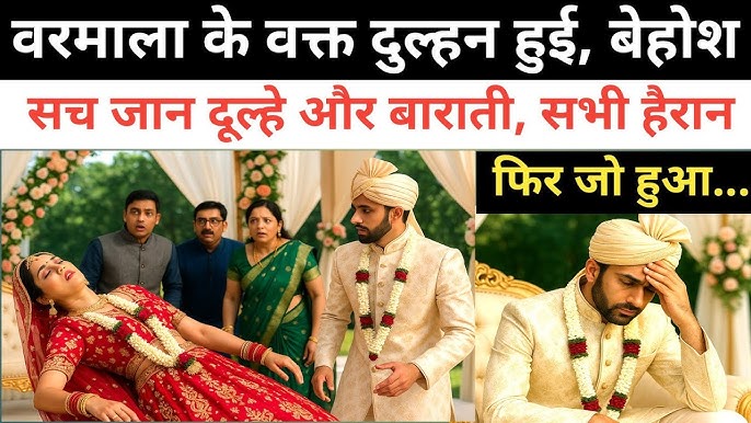 वरमाला के वक्त दुल्हन हुई बेहोश, सच जान दूल्हे और बाराती, सभी हैरान। फिर जो  । Heart touching story | - YouTube