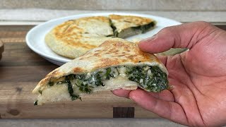 طرز تهیه خمیر نان، نان با مغز اسفناج و پنیر به همراه نواب - how to make bread with spinach by navab