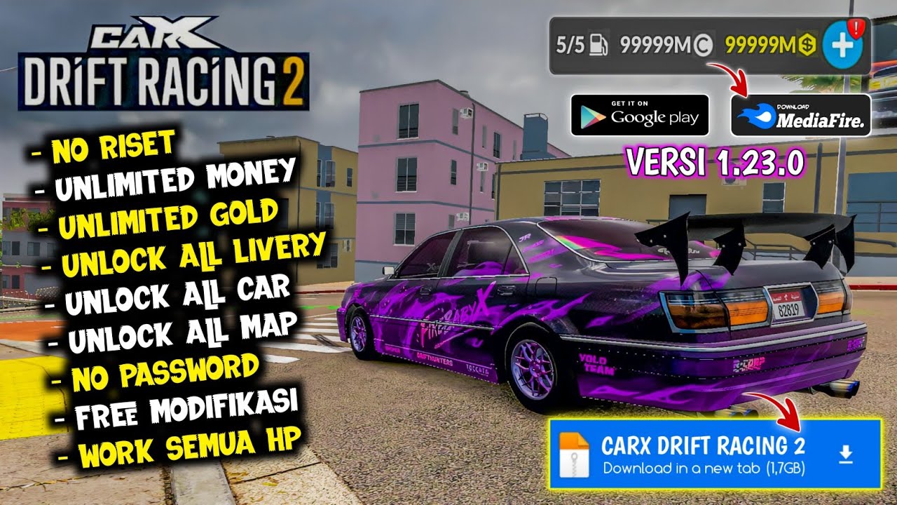 Download CarxDriftRacing2 Premium Free APK 2023 v1.21.1 for Android