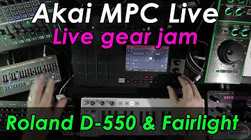 Retro: Akai MPC Live + gear jam