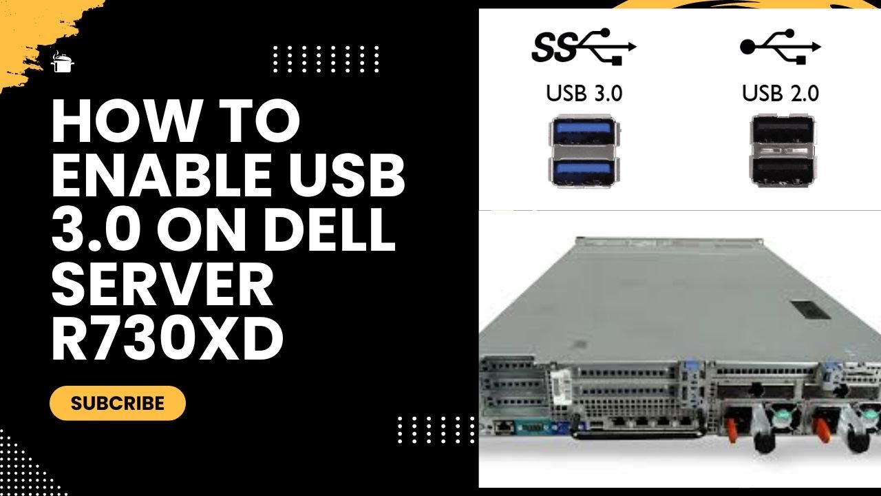 How to enable usb 3.0 on dell Server r730XD - YouTube