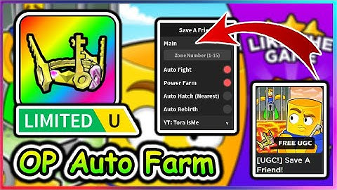 [UGC LIMITED] Roblox Save A Friend Script - OP Auto Farm