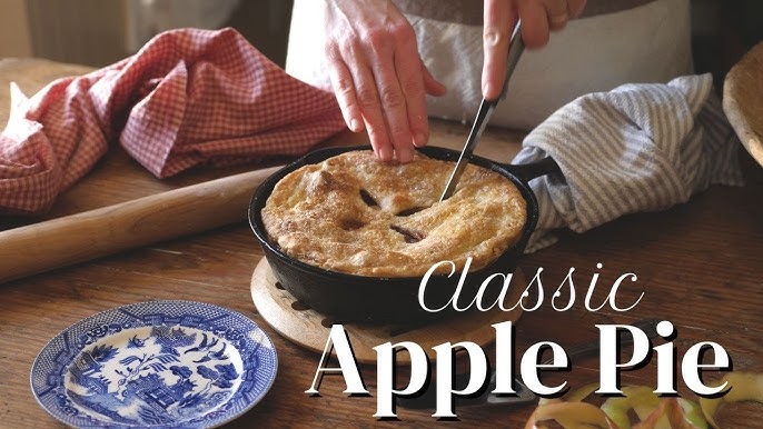 All American Apple Pie in a Cast Iron Lodge Skillet, Everten Blog