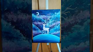 Draw them all - White Deer - CAG#draw #painting #deer #whitedeer #canvas
