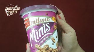Unboxing Milano Minis Chocolate Chip Cookies | Surprise Treats