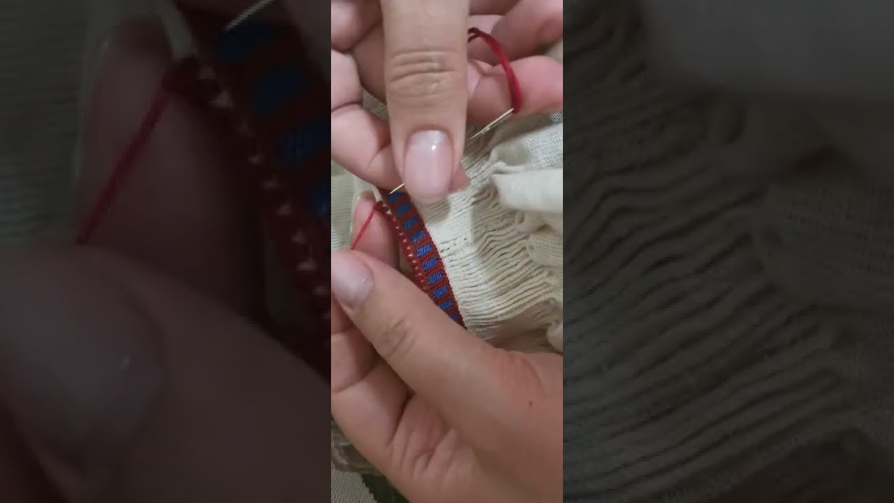 Cusătură pe muchia gulerului