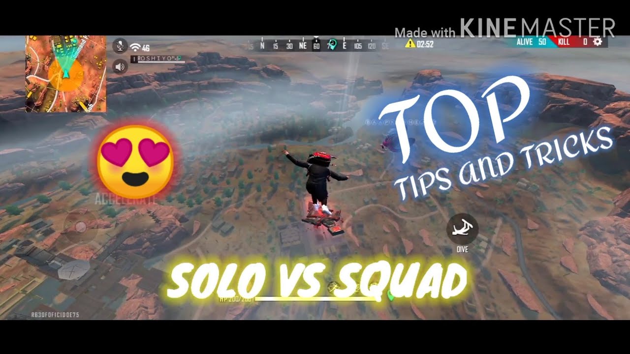 Solo Vs Squad With Voice Over Squad Wiper Freefire