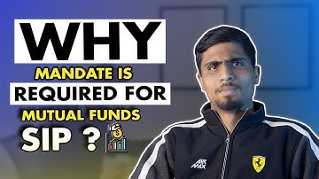 Mandate USE IN MUTUAL FUNDS SIP