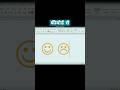 smile and sad emoji in ms word using keyboard shortcut #msword  #computer #computerknowledge #shorts