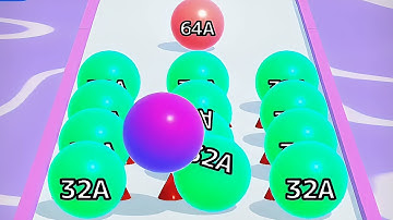 Ball Run 2048 Infinity Mode Gameplay Levels 109 - 115 (iOS, Android