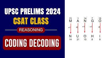 Coding Decoding | CSAT 2024 Reasoning | UPSC Prelims 2024 | IAS Origin