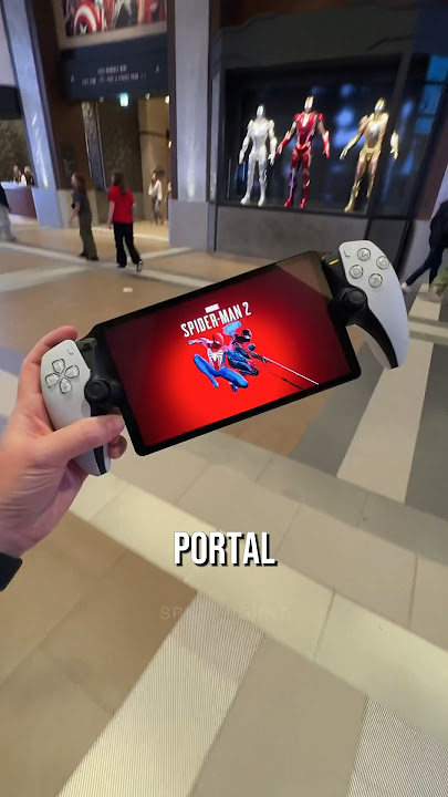 Using the PlayStation Portal in public...
