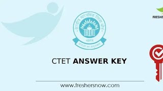 CTET Answer key kese milaye itna confusion   clear all doubt video ?