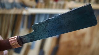 廃棄寸前の割れた鋸を本気で修復＆フルリメイクしてダボ切鋸を作った