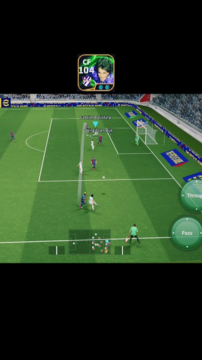 Gabriel Batistuta goul 🥵☠️🥶#efootball #shorts #efootball2025 #shortsviral #pes #fifa  #phonk #song
