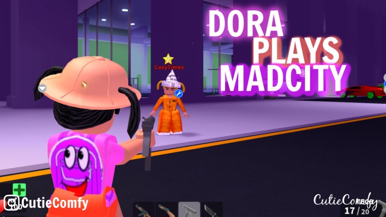 Dora Plays Madcity Ii Roblox - 