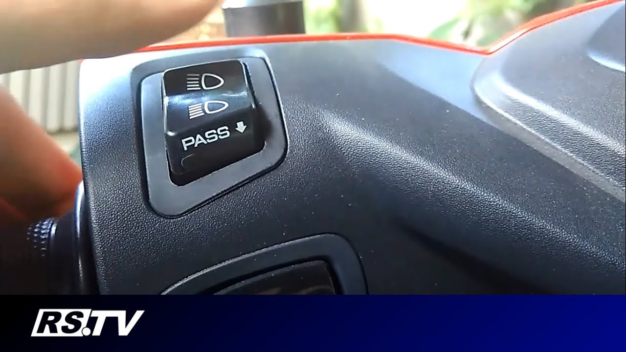 Switch Pass Beam Honda BeAT FI ESP 2015 YouTube