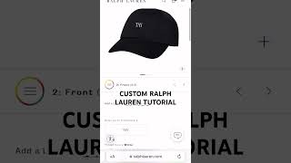 Custom Ralph Lauren tutorial #ralphlauren #poloralphlauren #giftforhim #giftguideforher