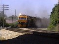 LORAM RAIL GRINDER. To Close! OUCH!!