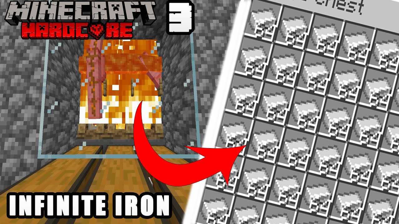 I Built a INSANE Iron Farm In Hardcore Minecraft #3 - YouTube