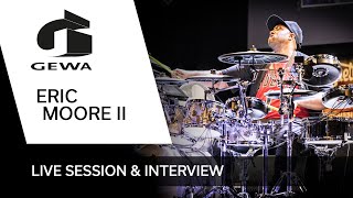 LIVE SESSION & INTERVIEW 🥁🎤🇬🇧 ERIC MOORE: 'The GEWA G9 digital drum is the future...'