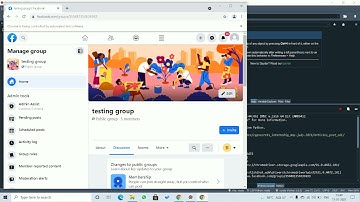 Python Posting on Facebook group using your page using Selenium