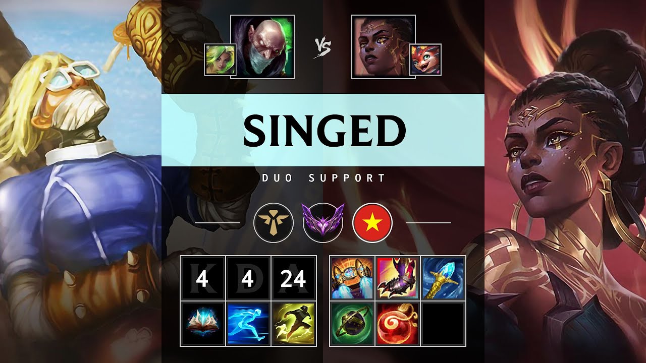 Singed Support vs Mel - VN Master Patch 25.20