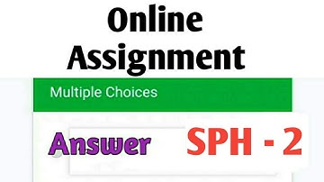 NSOU BDP SPH 2 Online Assignment Answer